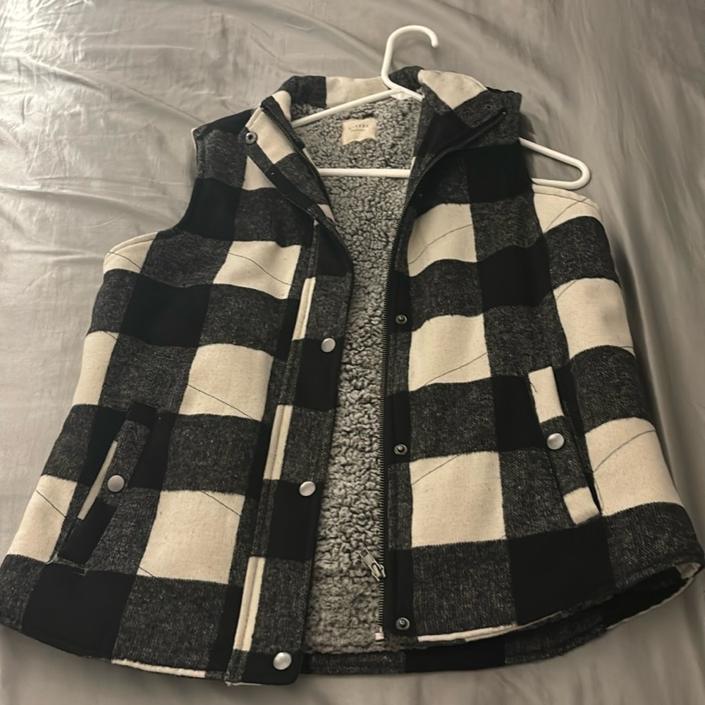 Harper Heritage plaid vest S